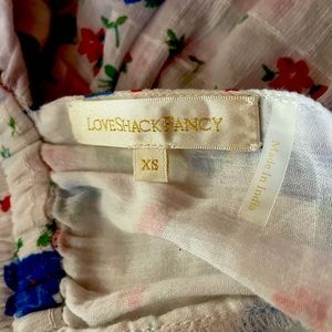 Love shack fancy mini dress make in India floral